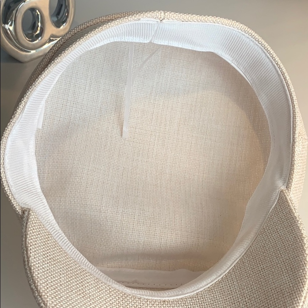 Military Style Hat with Band and Button Detail - Picture 8 of 9